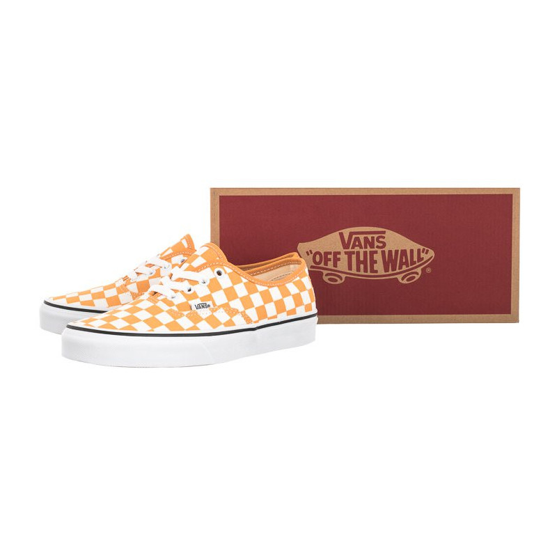 Vans Authentic (Checkerboard) Gold Nugget/True White VN0A348A3XV1 (VA325-a) sneakers