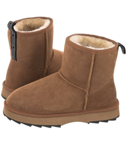 EMU Australia Sharky Mini Chestnut/Black W12434 (EM347-b) boots