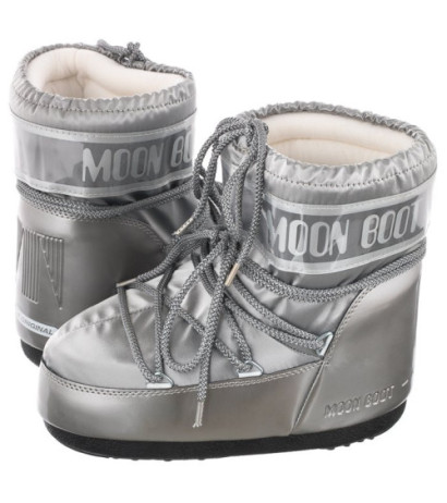 Moon Boot Icon Low Glance Silver 1409350 H001 (MB47-b) shoes