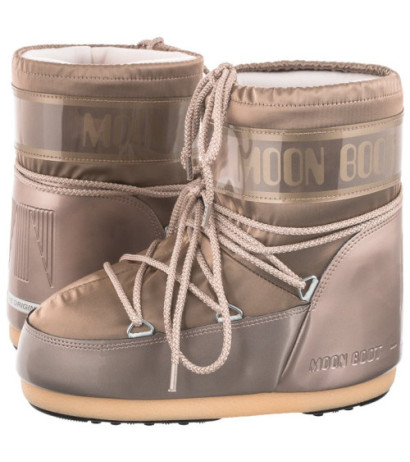 Moon Boot Icon Low Glance Platinum 1409350 B003 (MB47-c) shoes