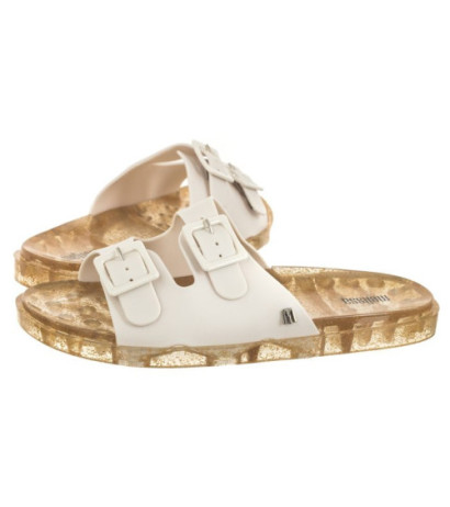 Melissa Wide AD 32950/53843 White/Rice Husk (ML179-b) Women's Shoes/Flip Flops