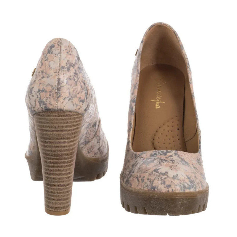 Maciejka Kwiaty Beż 02629-04/00-1 (MA678-b) shoes