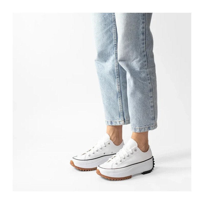 Converse Run Star Hike OX White/Black/Gum 168817C (CO460-a) sports Shoes