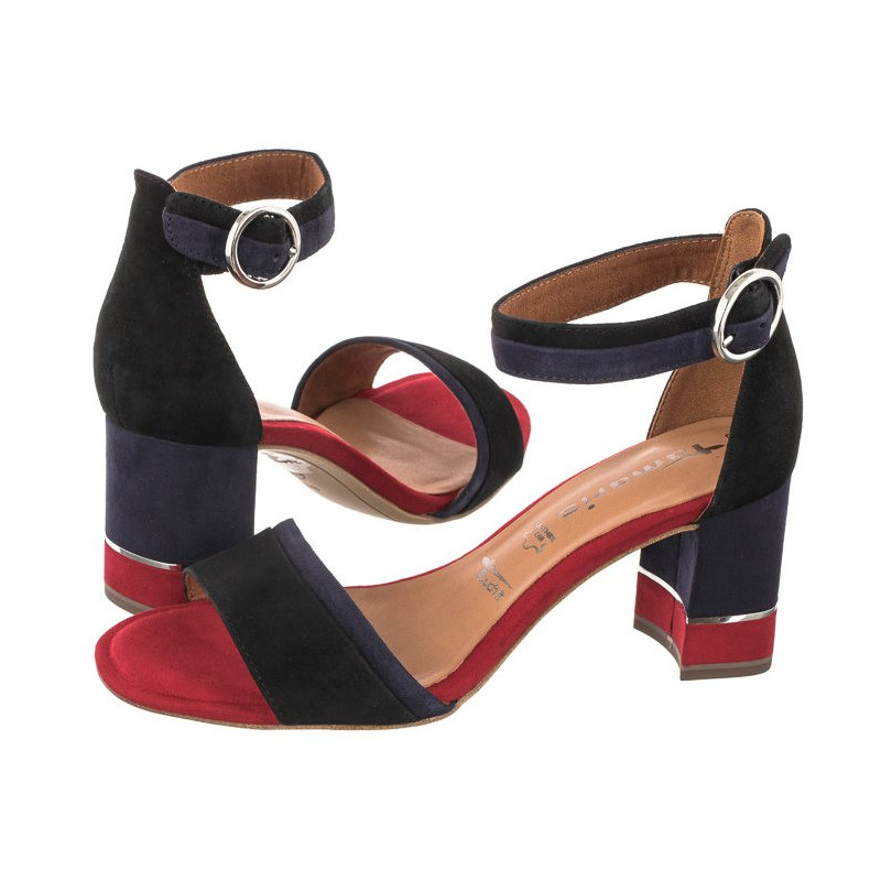 Tamaris Czarne 1-28379-26 095 Blk Suede Comb (TM311-a) shoes