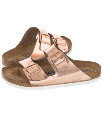Birkenstock Arizona BS Soft Footbed Metallic Copper 0952093 (BK145-a) Women's Shoes/Flip Flops