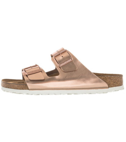 Birkenstock Arizona BS Soft Footbed Metallic Copper 0952093 (BK145-a) Women's Shoes/Flip Flops