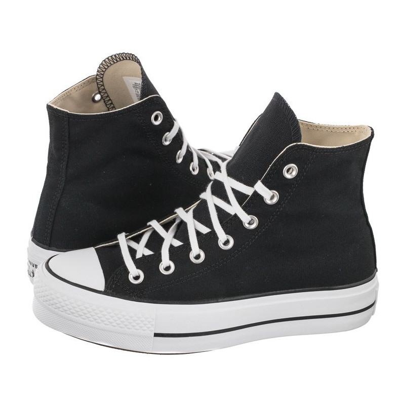 Converse CT All Star Lift Hi Black/White 560845C (CO468-b) shoes