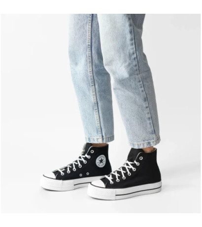 Converse CT All Star Lift Hi Black/White 560845C (CO468-b) shoes