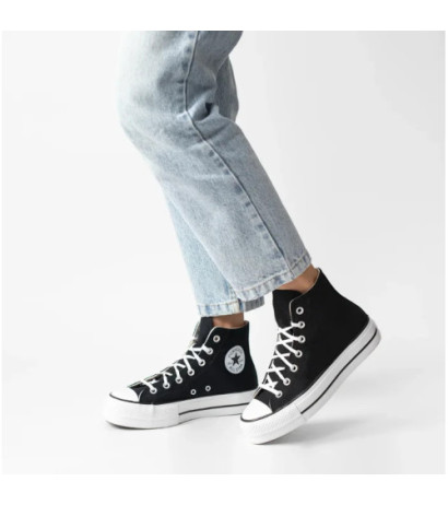 Converse CT All Star Lift Hi Black/White 560845C (CO468-b) shoes