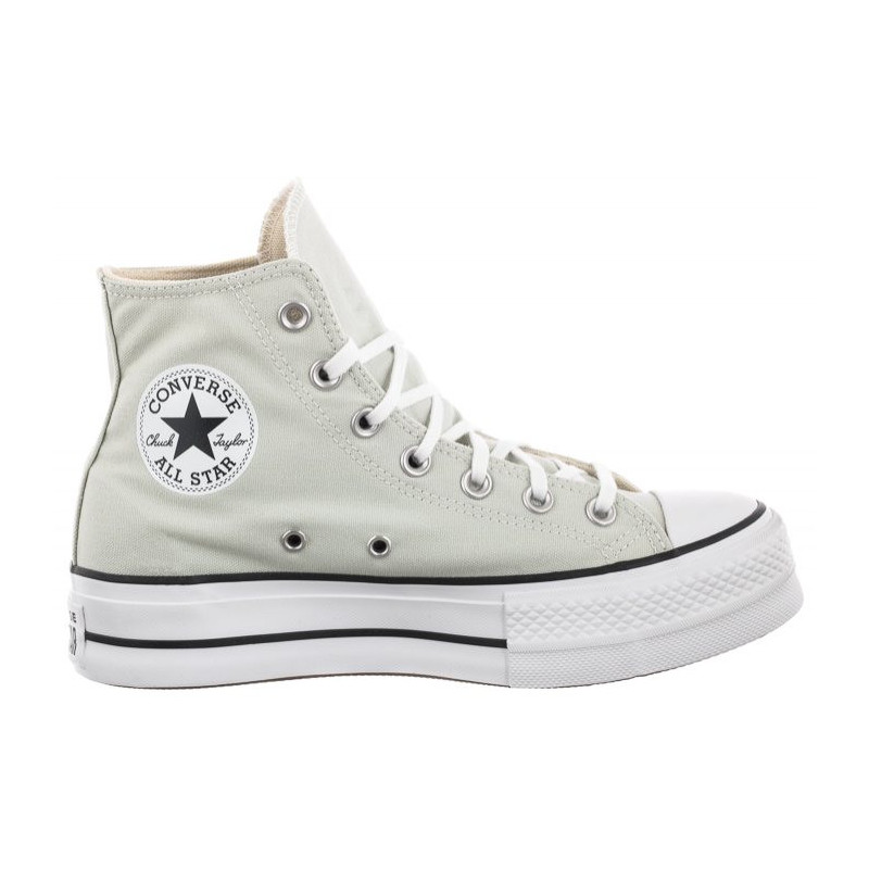 Converse CT All Star Lift Hi Light Silver/Black/White 572720C (CO468-c) shoes