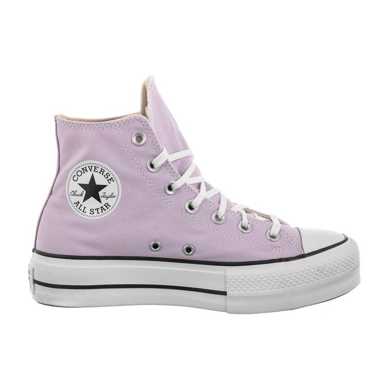 Converse CT All Star Lift Hi Pale Amethyst/White/Black A01178C (CO468-d) shoes