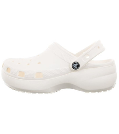 Crocs Classic Platform Clog W White 206750-100 (CR211-c) Women's Shoes/Flip Flops