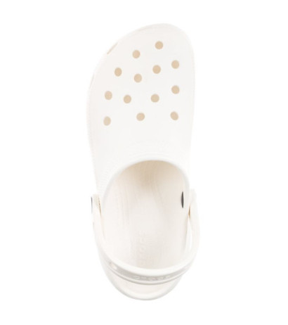 Crocs Classic Platform Clog W White 206750-100 (CR211-c) Women's Shoes/Flip Flops