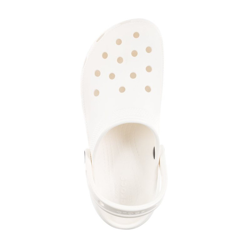 Crocs Classic Platform Clog W White 206750-100 (CR211-c) Women's Shoes/Flip Flops