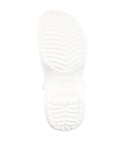 Crocs Classic Platform Clog W White 206750-100 (CR211-c) Women's Shoes/Flip Flops