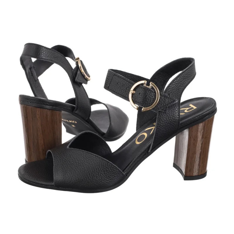 Ryłko Czarne 9HFR4_T4 _9SC (RY294-f) shoes