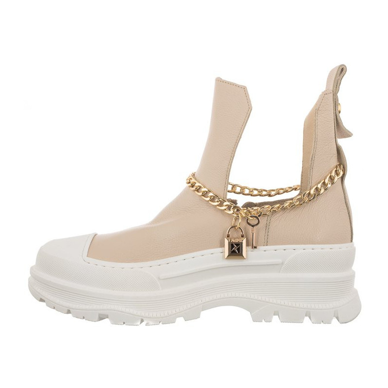 Carinii Beżowe B7367-R25-000-000-E53 (CI593-a) shoes