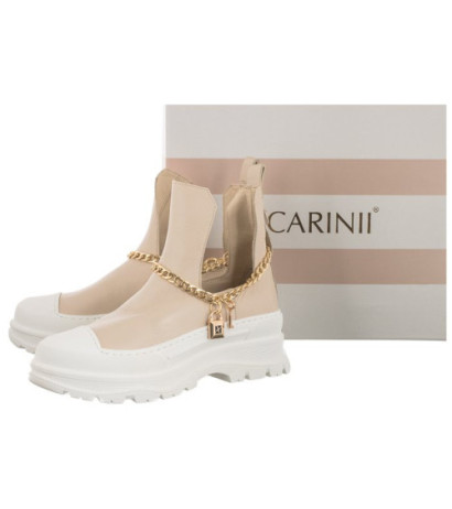 Carinii Beżowe B7367-R25-000-000-E53 (CI593-a) shoes