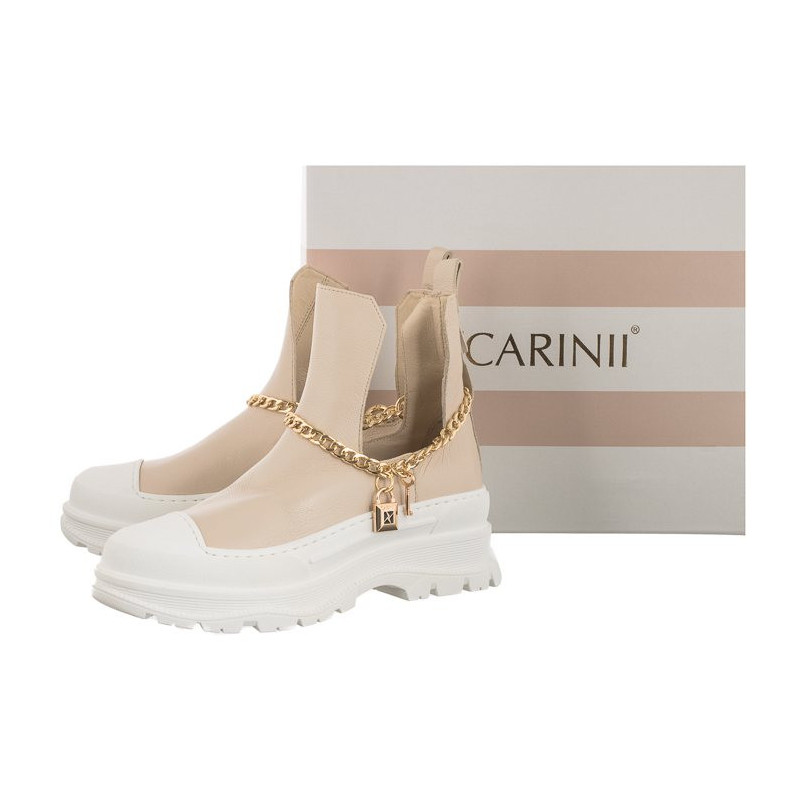 Carinii Beżowe B7367-R25-000-000-E53 (CI593-a) shoes