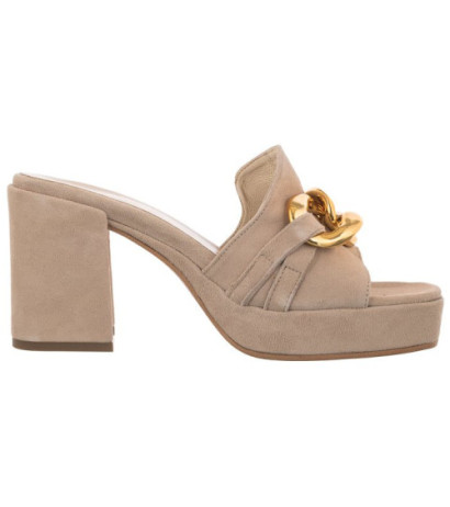 Carinii Beżowe B7246-R30-000-000-000 (CI601-a) Women's Shoes/Flip Flops