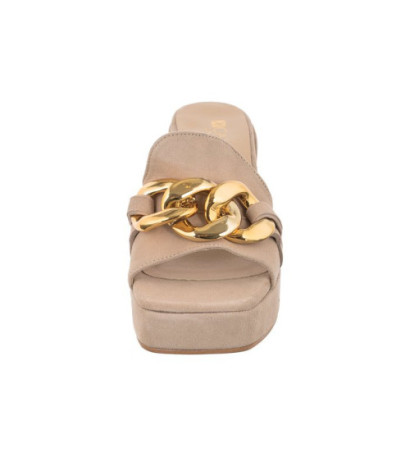 Carinii Beżowe B7246-R30-000-000-000 (CI601-a) Women's Shoes/Flip Flops