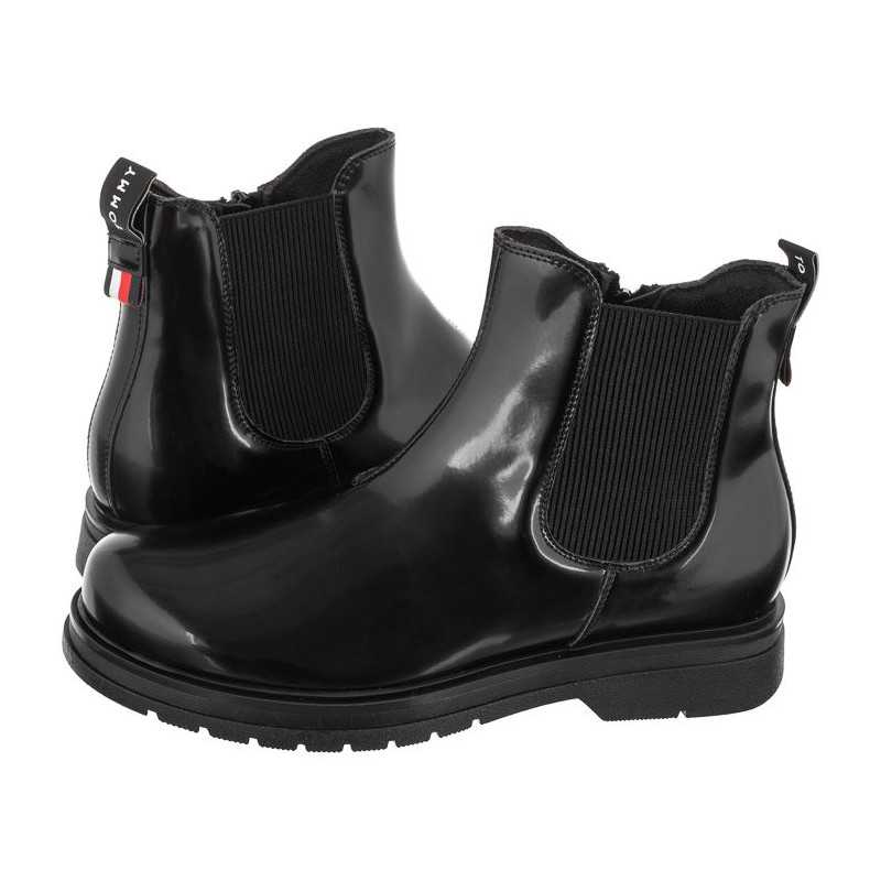 Tommy Hilfiger Chelsea Boot T4A5-32005-0776 999 Black (TH263-a) shoes