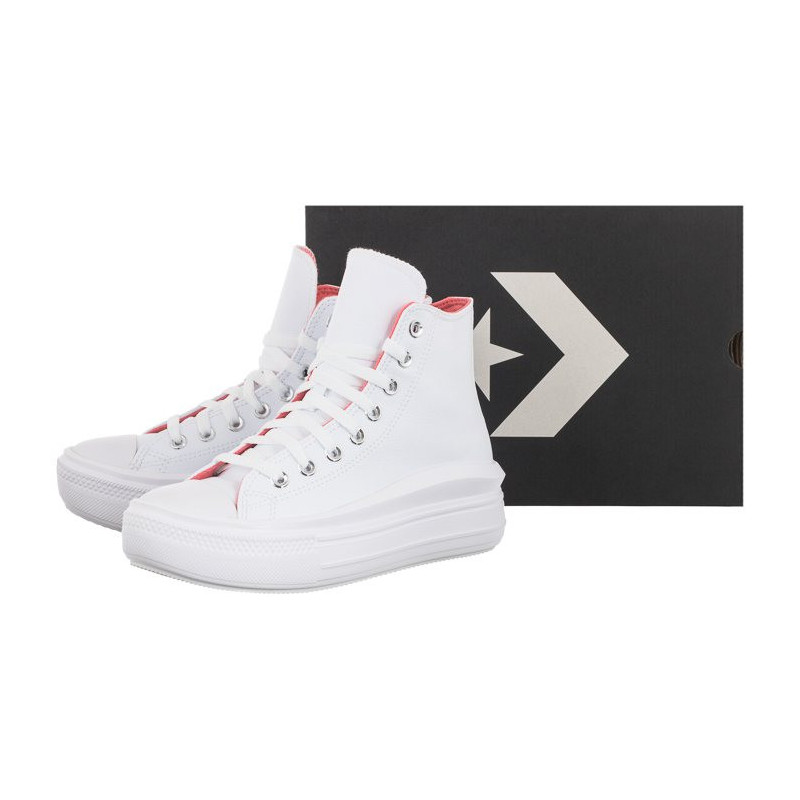 Converse CT All Star Move Hi White 571622C (CO495-a) shoes