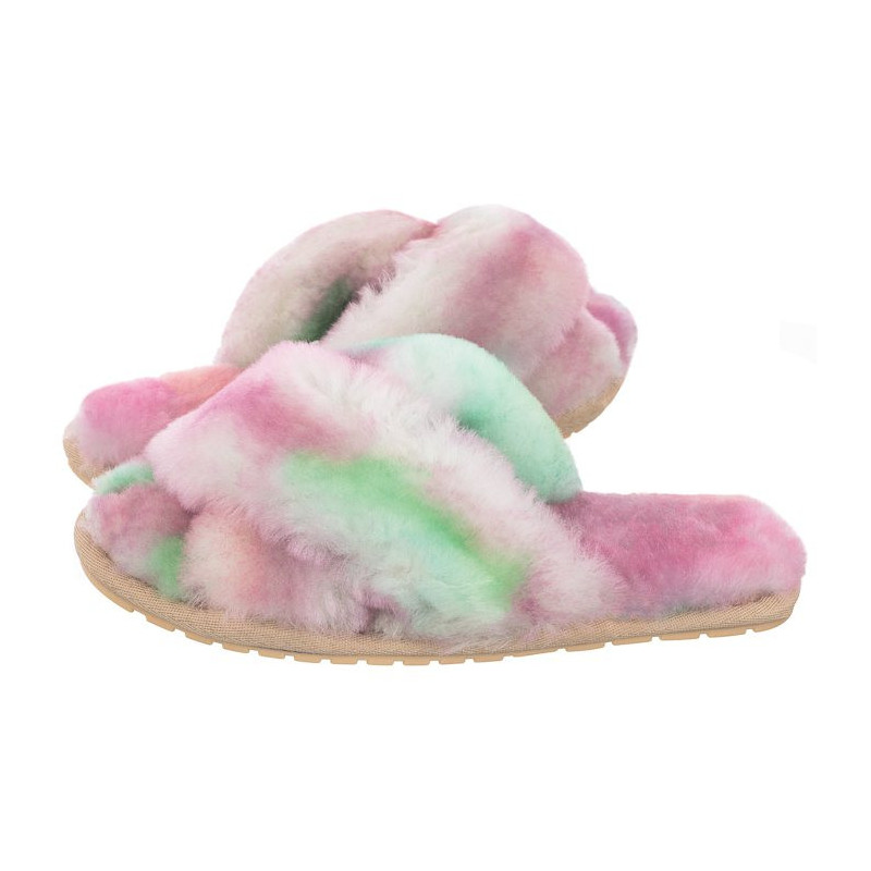 EMU Australia Mayberry Tie Dye Fairy Floss W12655 (EM372-b) Women's Shoes/Flip Flops