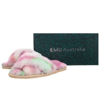 EMU Australia Mayberry Tie Dye Fairy Floss W12655 (EM372-b) Women's Shoes/Flip Flops