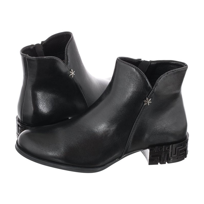 Sergio Leone Czarne BT 540 (SL399-a) shoes