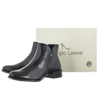 Sergio Leone Czarne BT 540 (SL399-a) shoes