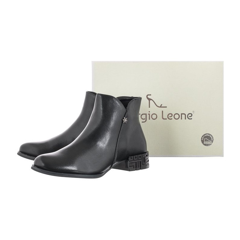 Sergio Leone Czarne BT 540 (SL399-a) shoes