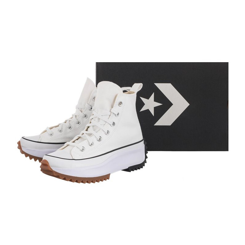 Converse Run Star Hike Hi White/Black/Gum 166799C (CO485-b) sports Shoes