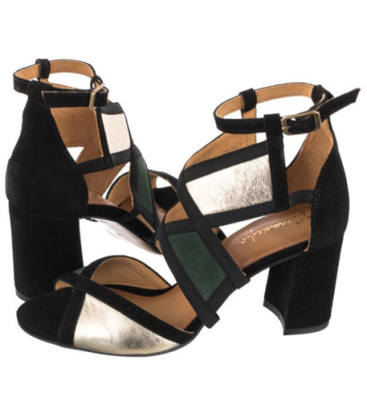 Maciejka Czarne/Zielone 05181-09/00-5 (MA753-c) shoes
