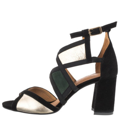 Maciejka Czarne/Zielone 05181-09/00-5 (MA753-c) shoes