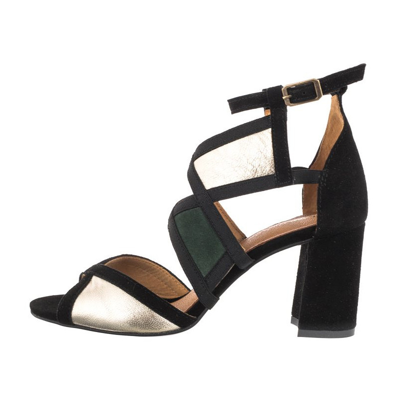 Maciejka Czarne/Zielone 05181-09/00-5 (MA753-c) shoes