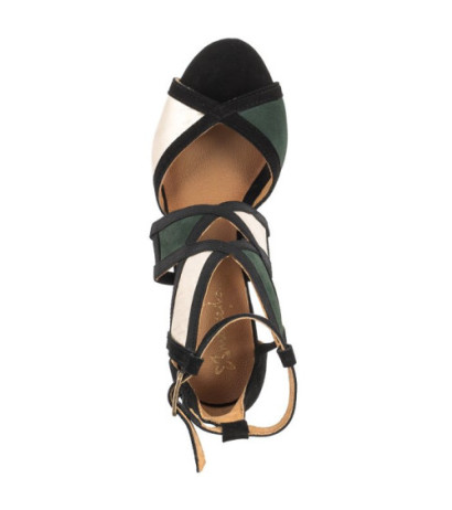 Maciejka Czarne/Zielone 05181-09/00-5 (MA753-c) shoes