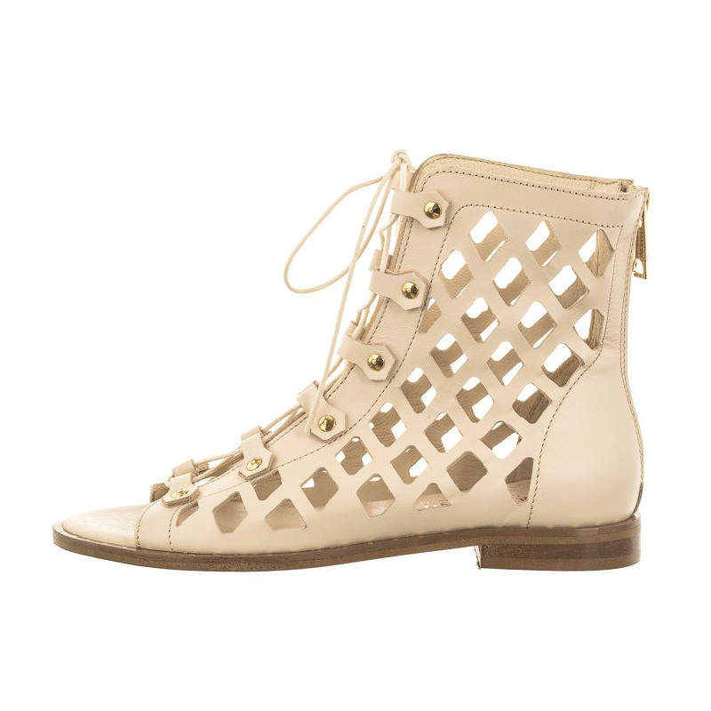 Carinii Beżowe B7317-R53-000-000-000 (CI602-b) sandals