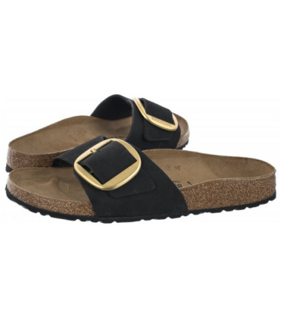 Birkenstock Madrid Big Buckle Black 1023373 (BK170-c) Women's Shoes/Flip Flops