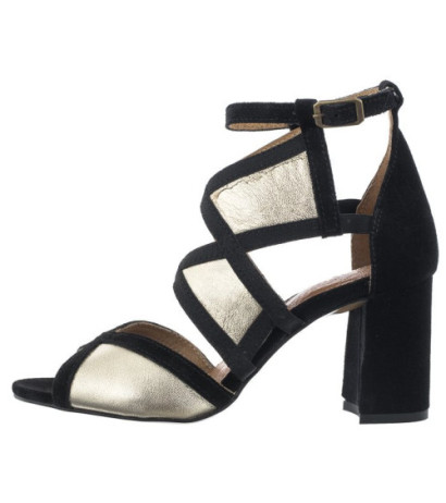 Maciejka Złote/Czarne 05181-25/00-5 (MA753-e) shoes