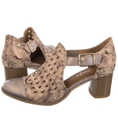 Maciejka Beżowe/Złote 04962-43/00-5 (MA764-d) shoes