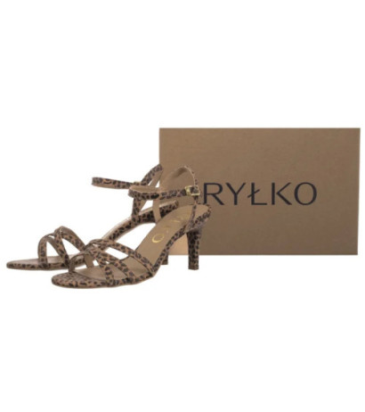 Ryłko Brązowe Panterka 7NFN8_T1 _5TS (RY303-e) high heels