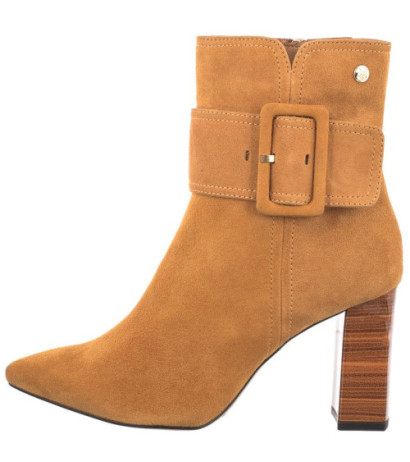 Caprice Brązowe 9-25319-27 624 Curcuma Suede (CP294-a) shoes