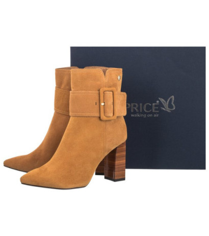 Caprice Brązowe 9-25319-27 624 Curcuma Suede (CP294-a) shoes