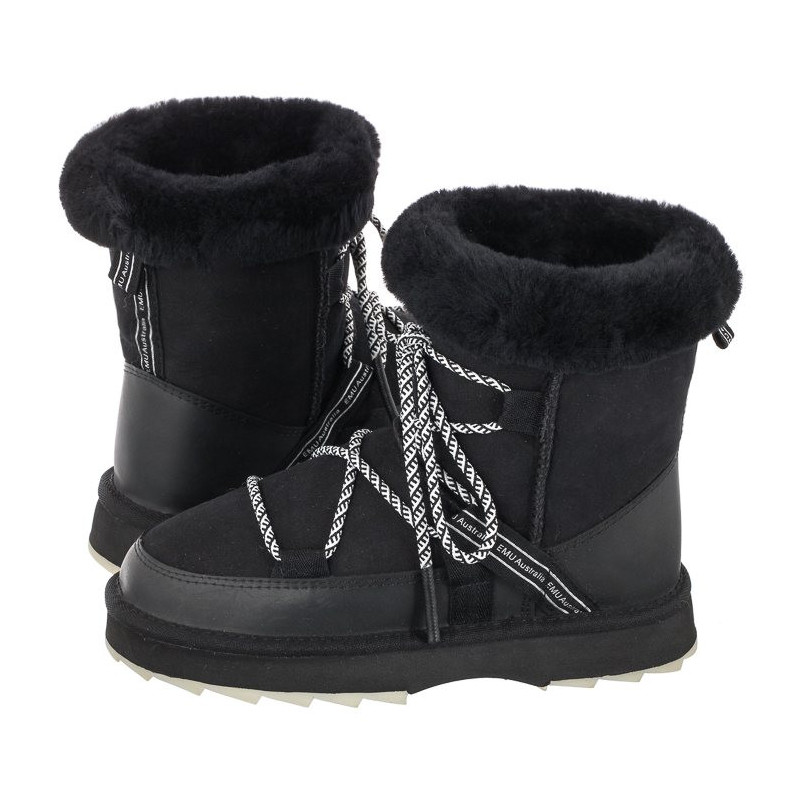 EMU Australia Blurred Black W12641 (EM381-a) shoes