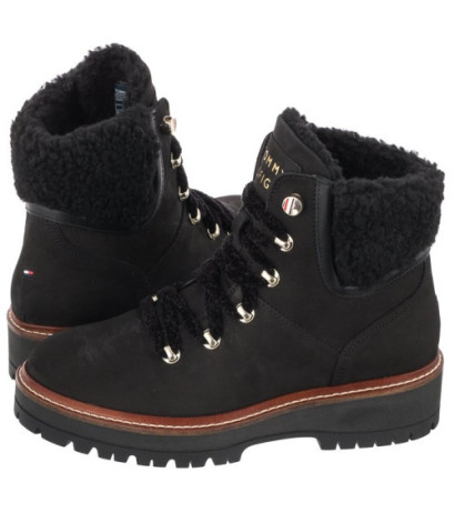 Tommy Hilfiger Outdoor Flat Boot Black FW0FW05944 BDS (TH323-b) boots