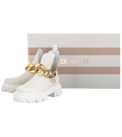 Carinii Białe B7257-I81-000-000-E33 (CI637-a) shoes