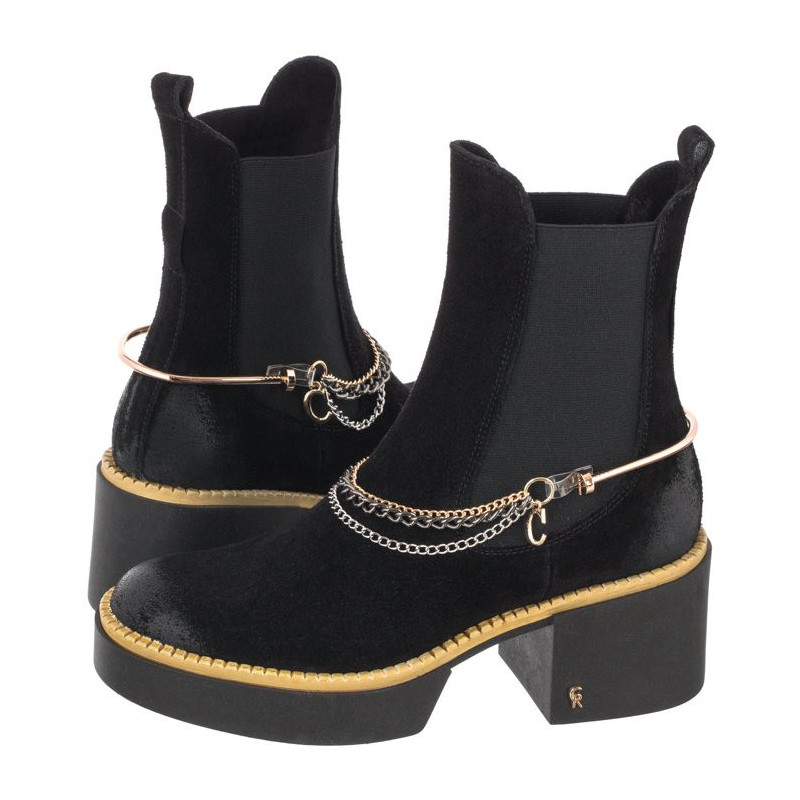 Carinii Czarne B7720-H20-000-000-000 (CI638-a) shoes