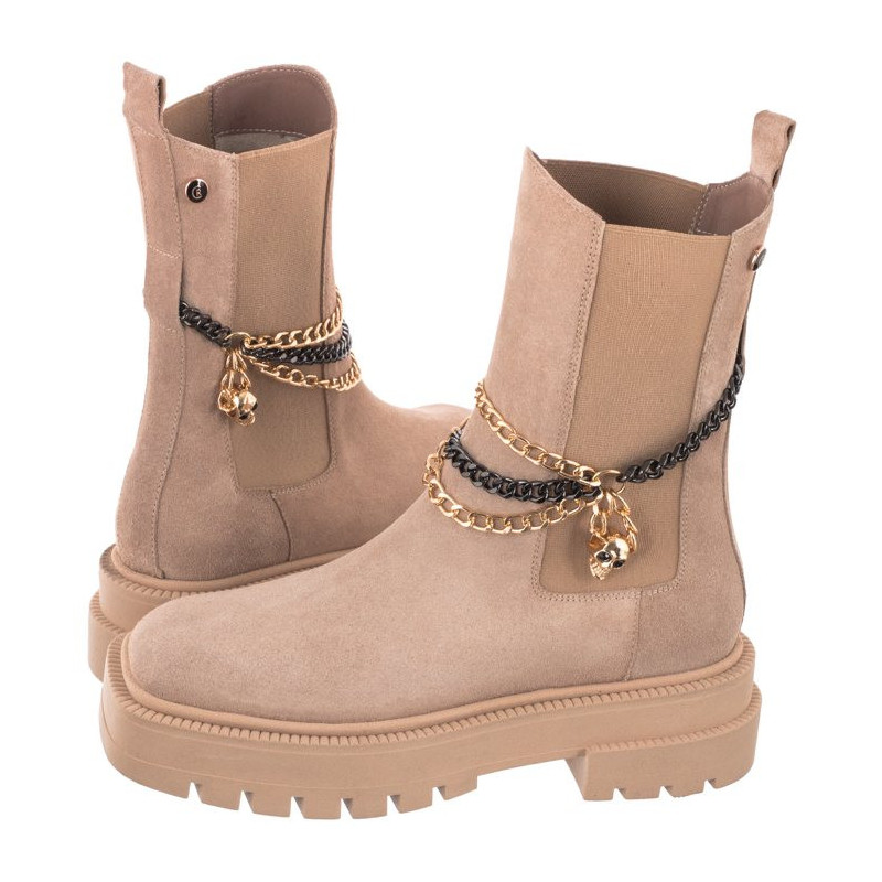 Carinii Beżowe B8060-O17-000-000-F01 (CI641-a) shoes