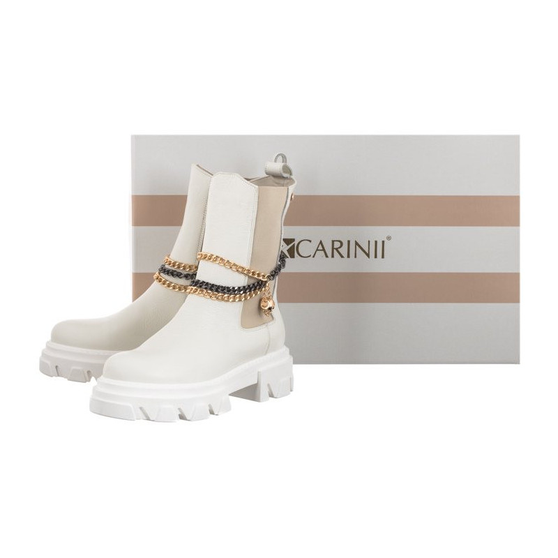 Carinii Białe B5962-R32-000-000-E33 (CI639-b) shoes